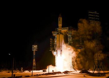 Lanzamiento de prueba del cohete ruso Angara-A5 desde el cosmódromo de Plesetsk