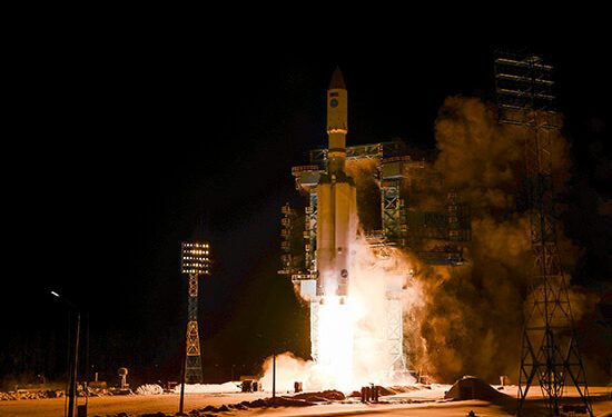 Lanzamiento de prueba del cohete ruso Angara-A5 desde el cosmódromo de Plesetsk