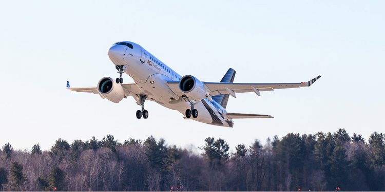 Primer vuelo del recién lanzado ACJ TwoTwenty