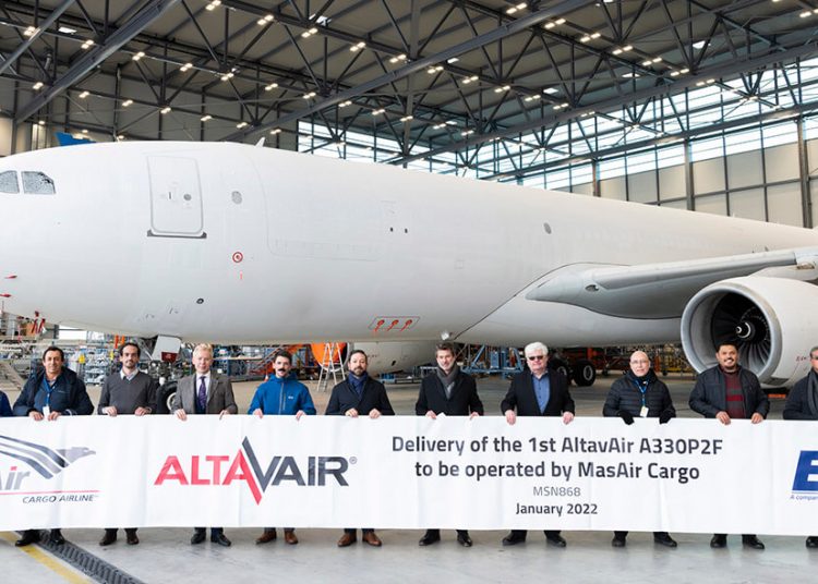 EFW entregó a Altavair su primer A330 convertido en carguero