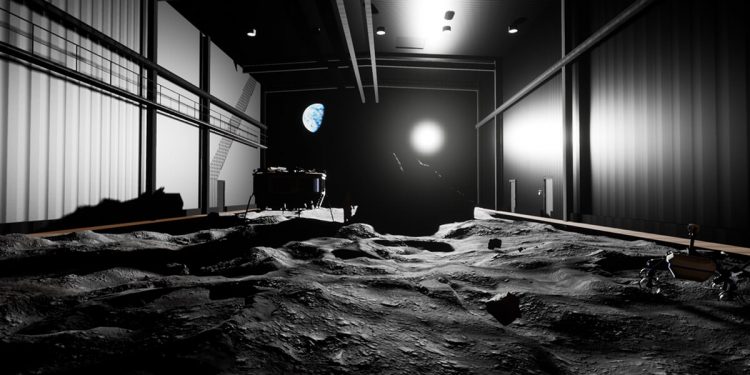 La ESA recrea en Colonia la superficie lunar