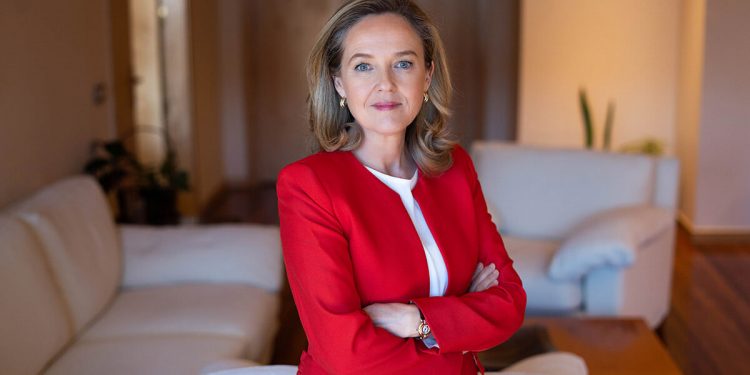 La vicepresidenta primera y ministra de Asuntos Económicos y Transformación Digital de España, Nadia Calviño