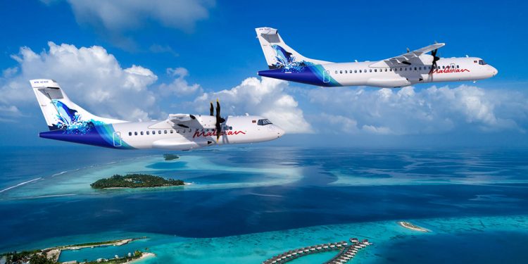 Maldivian encarga tres aviones ATR