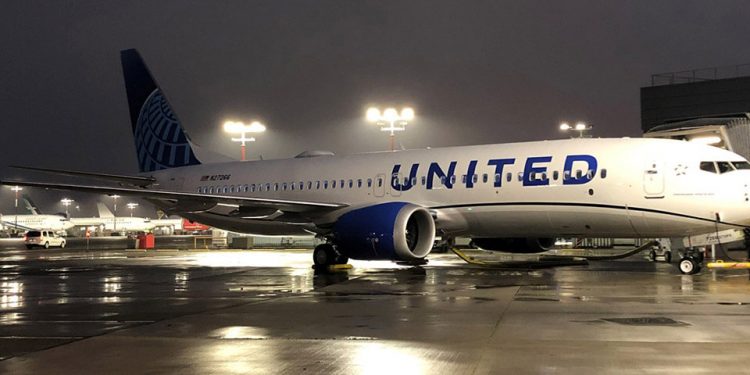 Un 737MAX de United