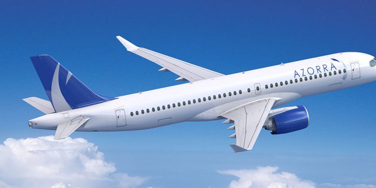 Un A220 de Azorra
