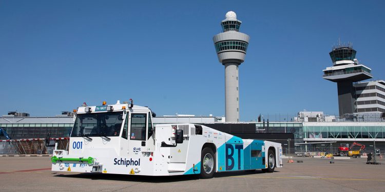 TaxiBot-Aeropuerto de Schiphol