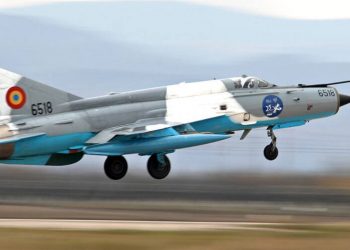 Un MiG-21 LanceR de Rumanía