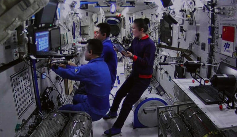 Los astronautas de la estación espacial china Tiangong preparan su regreso a la Tierra - Actualidad Aeroespacial