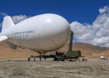 Aeronave flotante desarrollada por China bate récord de altitud