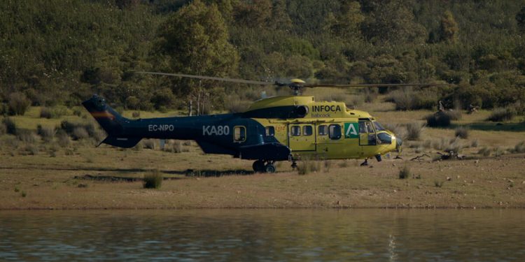 Babcock entrena a sus pilotos para la extinción de incendios