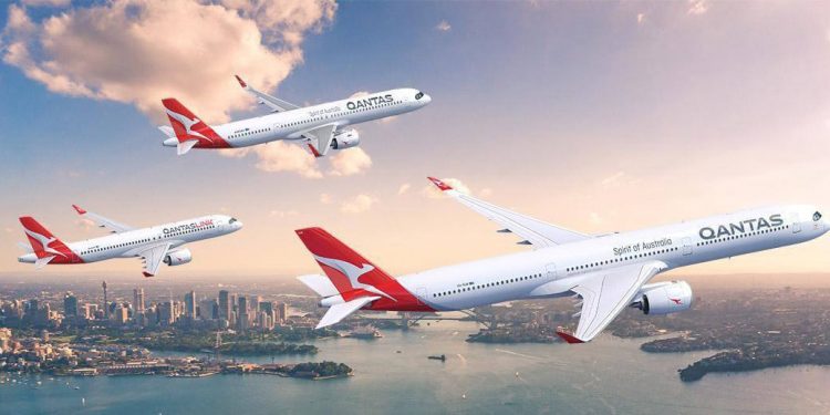 Flota de Airbus para Qantas