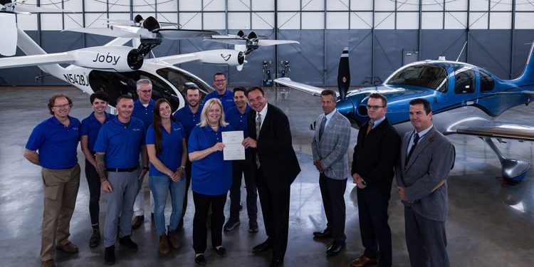 La FAA autoriza a Joby Aviation iniciar operaciones de taxi aéreo comercial