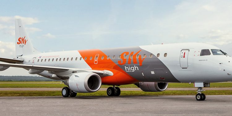 Un E190 de SkyHigh