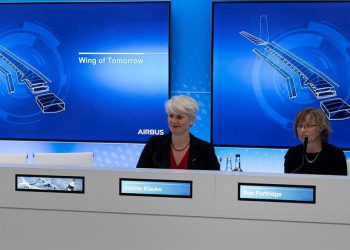 Airbus completa el montaje del primer prototipo de ala del futuro