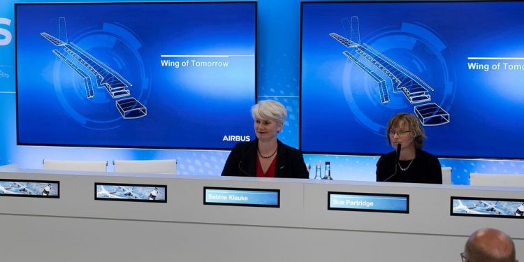 Airbus completa el montaje del primer prototipo de ala del futuro