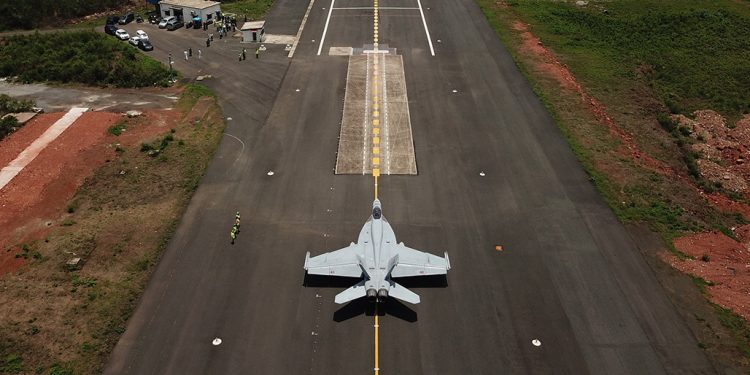 El FA18 Super Hornet de Boeing