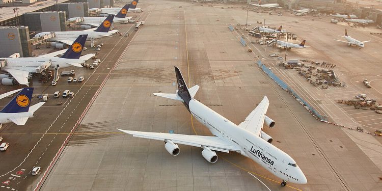 El aeropuerto de Francfort