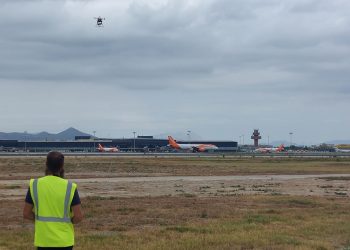 Operacion drones aeropuerto Barcelona
