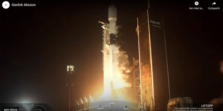 Spacex-lanzamiento Starlink