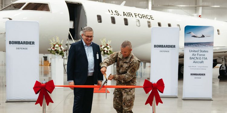 Bombardier entrega el primer Global 6000 a la USAF