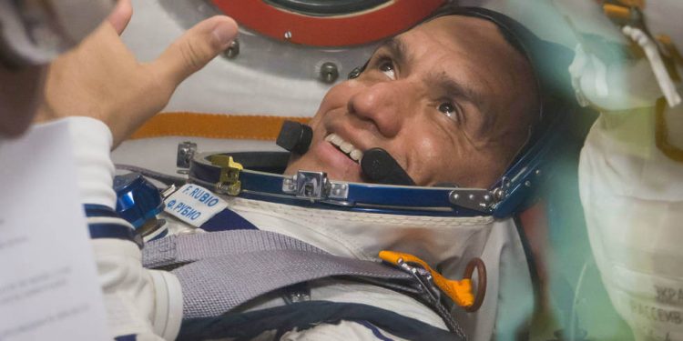 El astronauta Frank Rubio