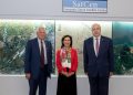 Inauguración en Torrejón del nuevo edificio del Centro de Satélites de la Unión Europea
