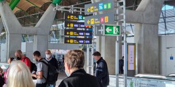 Pasajeros aeropuerto