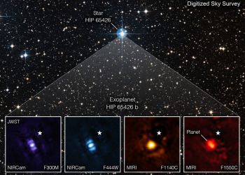 Webb fotografía su primer exoplaneta