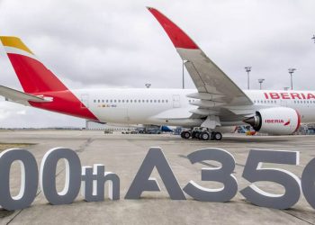 Airbus entregó su A350 número 500 a Iberia