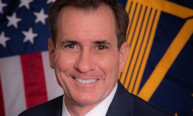 el coordinador del Consejo de Seguridad Nacional para Comunicaciones Estratégicas estadounidense, John Kirby