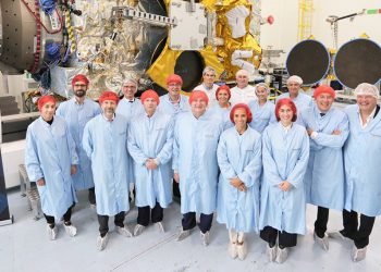 El satélite Amazonas Nexus, en su última fase de fabricación