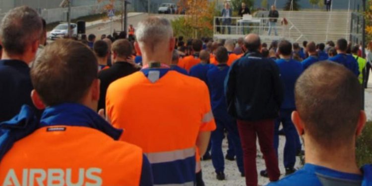 Los sindicatos en Airbus España convocan a los trabajadores a la huelga a partir del lunes