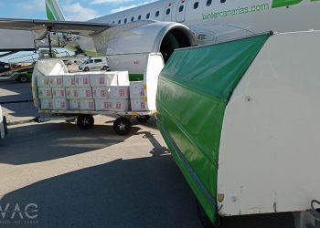 El grupo logístico Vasco y Binter suben la inteligencia artificial al avión