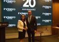 María Gil, redactora jefe de Actualidad Aeroespacial, junto a Darío González, CEO de Indaero Grupo Emergy.