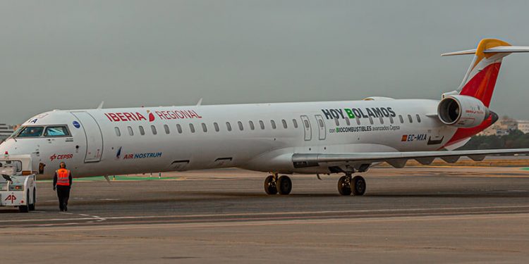 Iberia Express opera su primer vuelo con combustible de origen sostenible de la mano de Cepsa