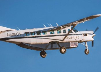 La Eco Caravan de Ampaire realiza su primer vuelo