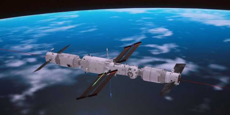 La nave de carga Tianzhou-4 abandonó la estación espacial china