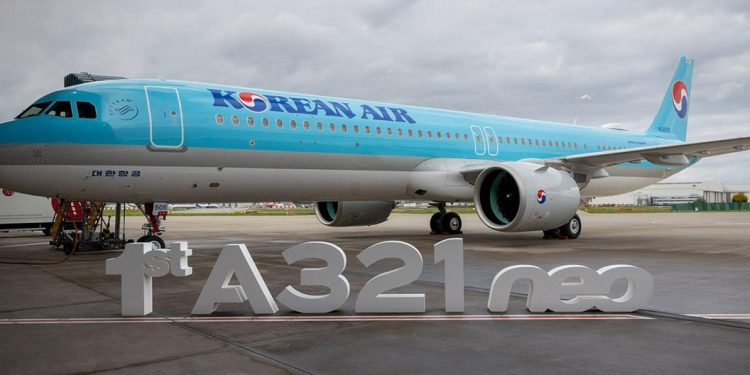Un A321neo de Korean Air