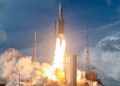 Un Ariane 5 lanzó al espacio los satélites MTG-I1, Galaxy 35 y Galaxy 36