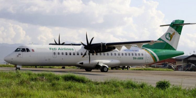 ATR de Yeti Airlines