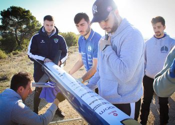 Charlie, el mayor cohete lanzado por un equipo de estudiantes en España