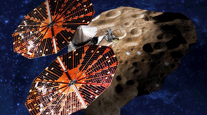 La misión Lucy de la Nasa suspendió más actividades de despliegue de paneles solares