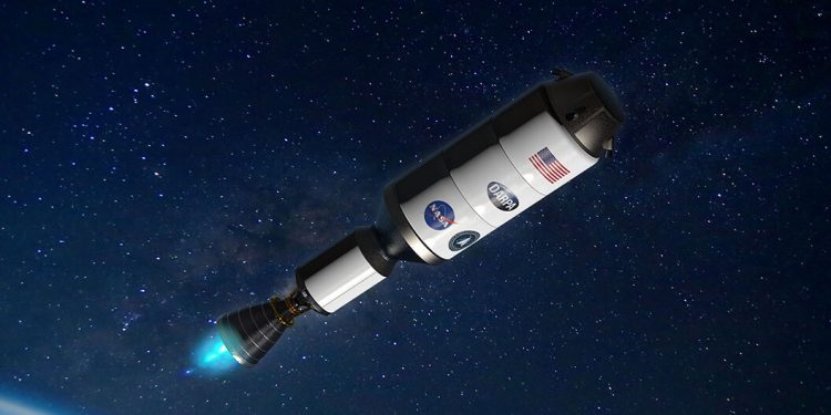 Nasa y DARPA probarán un motor nuclear para futuras misiones a Marte