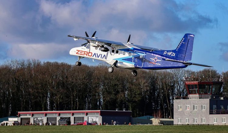 ZeroAvia vuela el avión más grande del mundo propulsado por un motor eléctrico de hidrógeno