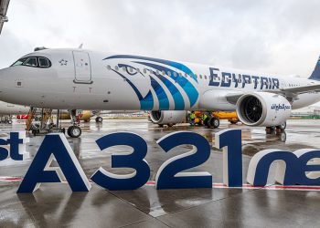 Egyptair recibe el primer Airbus A321neo de África