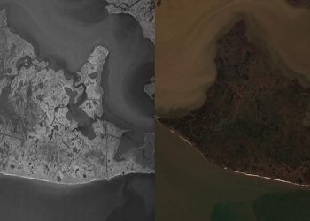 Primeras imágenes de observación de la Tierra del nanosatélite catalán Menut