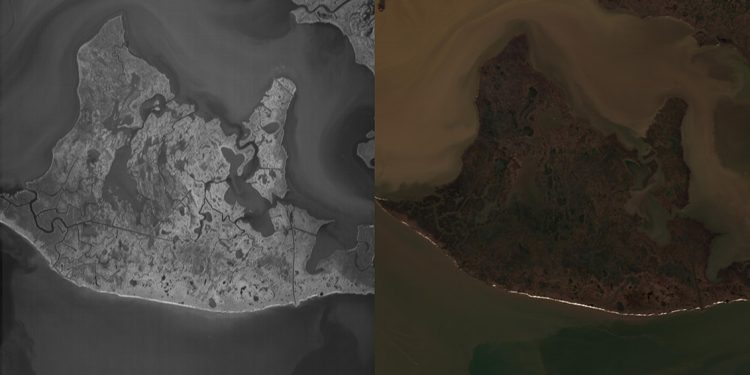 Primeras imágenes de observación de la Tierra del nanosatélite catalán Menut