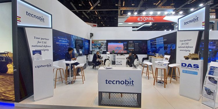 Stand de Tecnobit-Grupo Oesia en IDEX