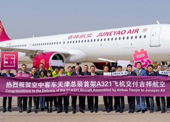 Airbus entrega el primer A321neo ensamblado en China