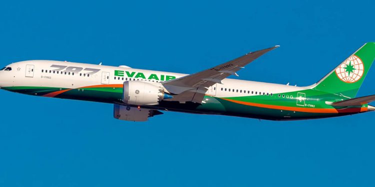 EVA Air refuerza su flota con cinco aviones 787-9 Dreamliner más